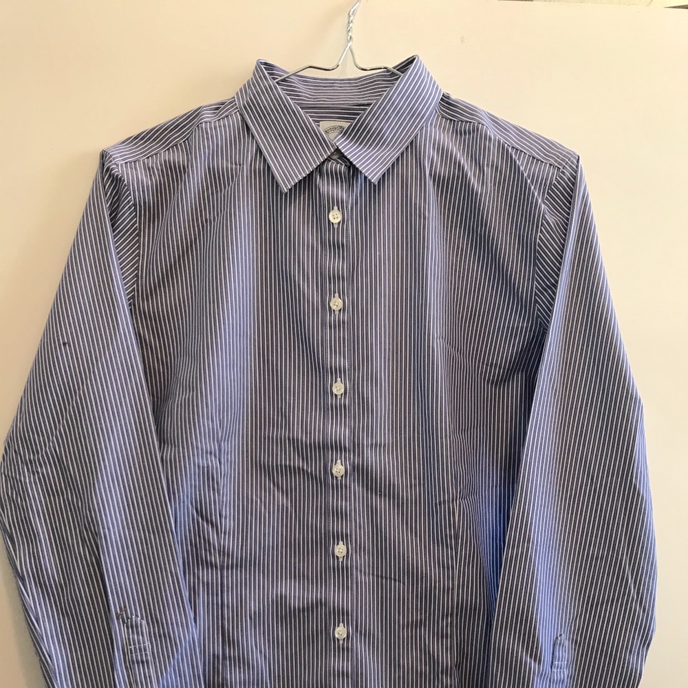 Brooks Brothers Striped Button Down Fitted